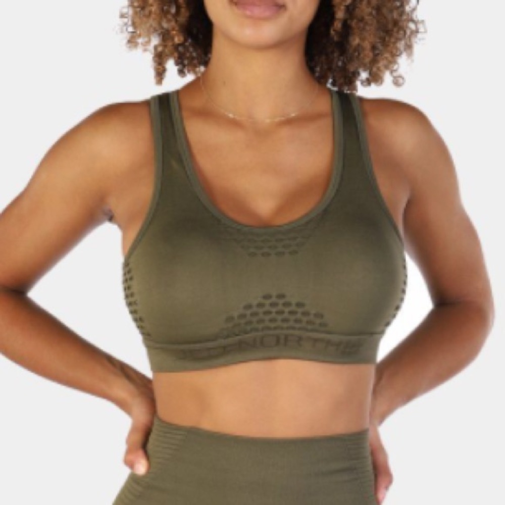 Jed North “Olive” Sports Bra, NWT.